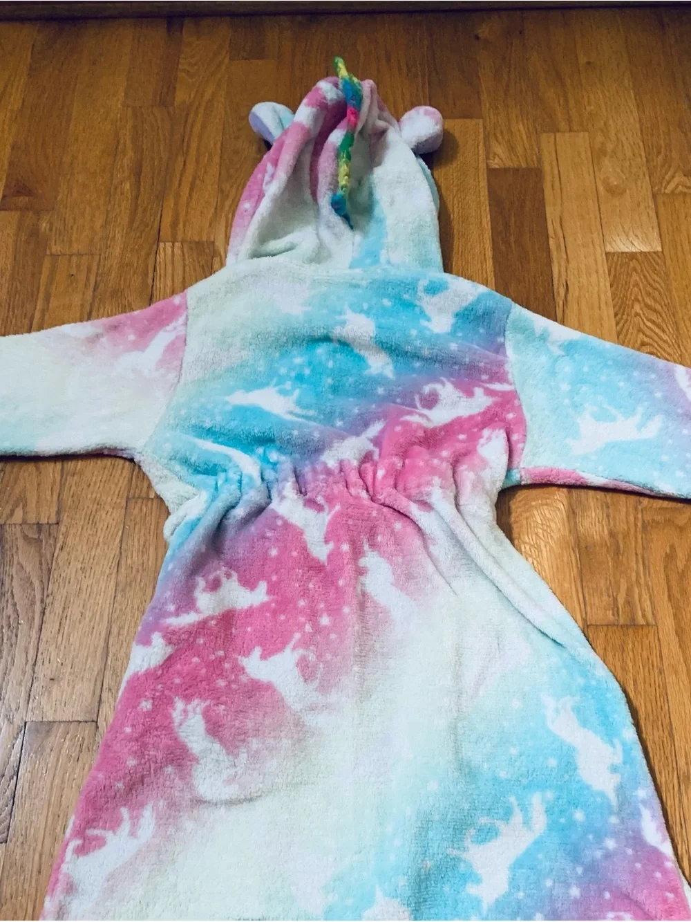 Unicorns Girls Bathrobe / Cover Up, Size M  Halloween Costume, Make Believe, EUC